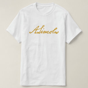 Camiseta Abraham Lincoln Signature