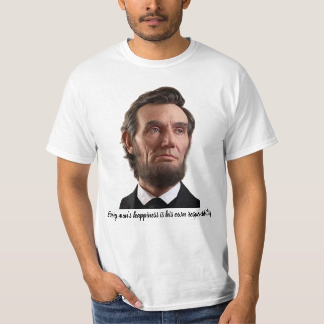 Camiseta Abraham Lincoln T-shirt (Frente)