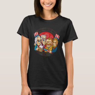 Camiseta Abraham Lincoln Usa 4 De Julho Patriótico American