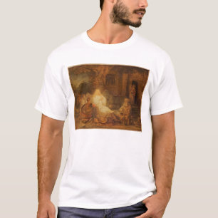 Camiseta Abraham recebe os três anjos, 1646 (óleo no pa