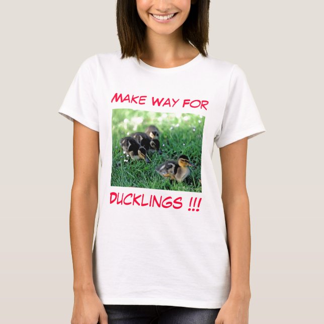 Camiseta Abram Caminho Para Os Ducklings!! (Frente)
