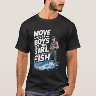Camiseta Abram Meninos Deixem Essa Garota Mostrar Como Se P