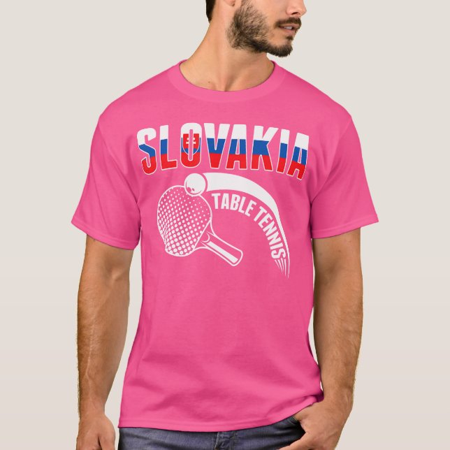 Camiseta Abrantes de Tênis na Eslováquia - Suporte a Ping n (Frente)