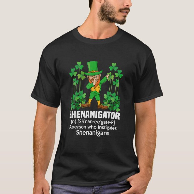 Camiseta Abre-Cabeças de Definição de Shenanigador de Saint (Frente)