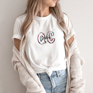 Camiseta Abreviação de T-shirt QC - Québec