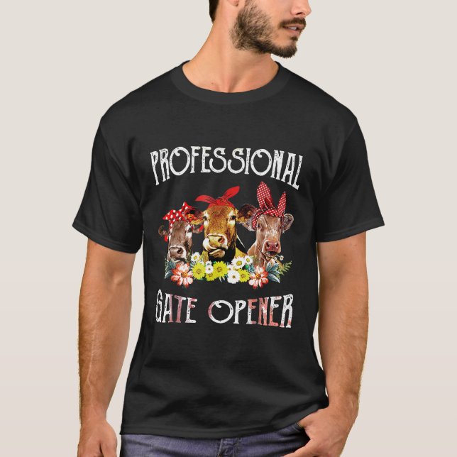 Camiseta Abridor de Portão Profissional Para Vaca (Frente)