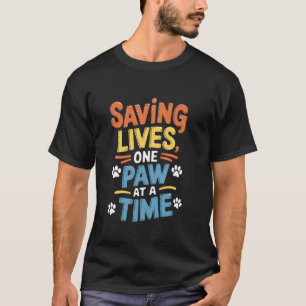 Camiseta Abrigo Animal Salvar Pet Design para Animal Cachor