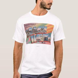 Camiseta Abrigo da praia, New-jersey - grandes cenas da
