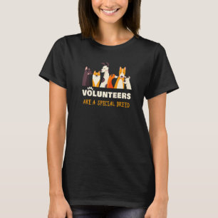 Camiseta Abrigo de Resgate de Cães Raça Especial de Voluntá