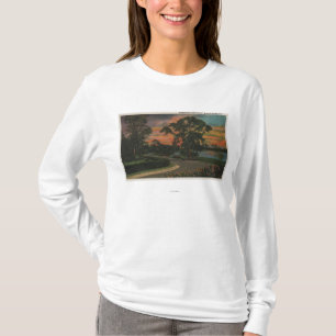 Camiseta Abrigo do inverno, Florida - opinião do por do so
