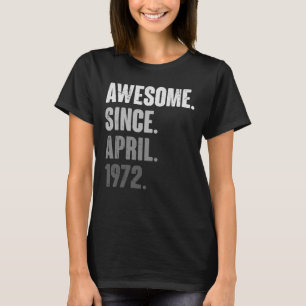 Camiseta Abril Aniversário 510Desperdício De ruas De 51 Ano