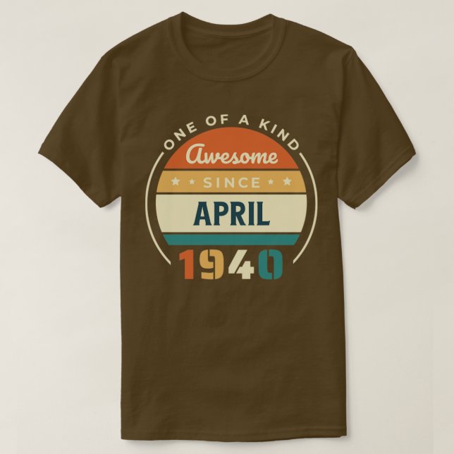 Camiseta Abril de 1940 (Frente do Design)