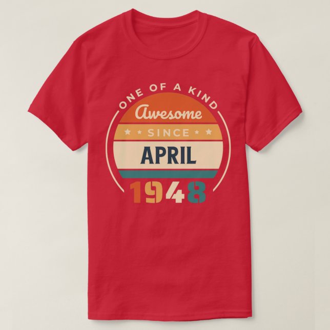 Camiseta Abril de 1948 (Frente do Design)