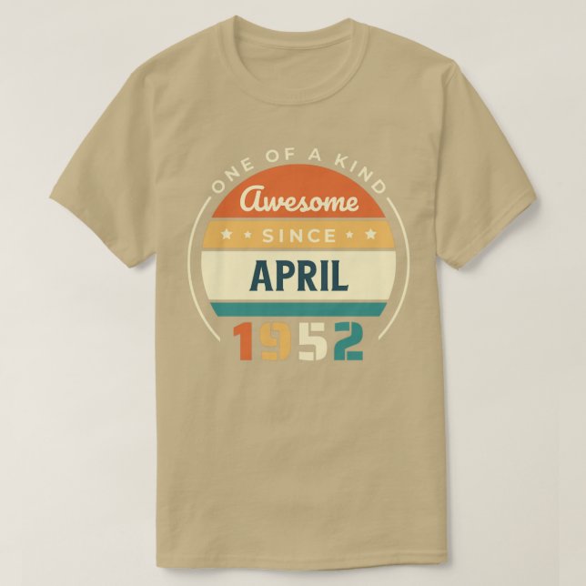 Camiseta Abril de 1952 (Frente do Design)