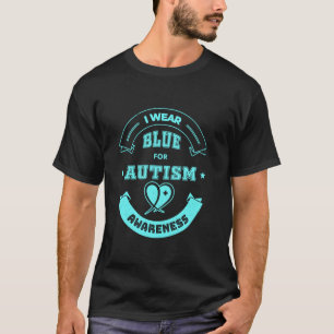 Camiseta Abril de Conscientização do Autismo Nós Usamos Azu