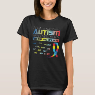 Camiseta Abril é Mês de Consciência do Autismo