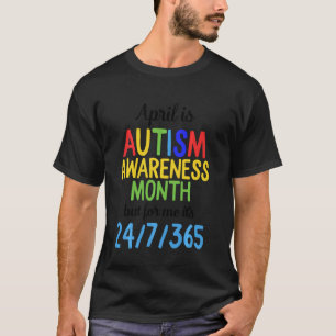 Camiseta Abril É Mês Nacional de Conscientização do Autismo