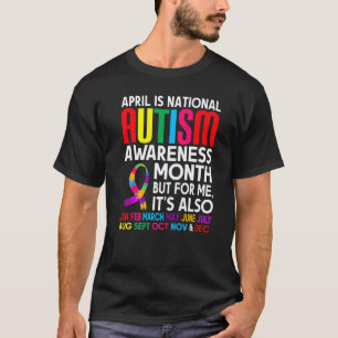 Camiseta Abril É Mês Nacional de Conscientização do Autismo