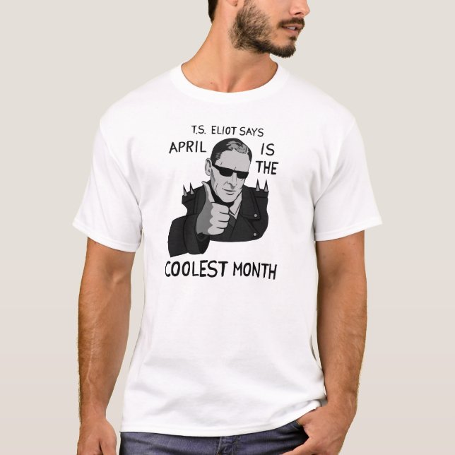 Camiseta Abril é o mês o mais fresco (Frente)