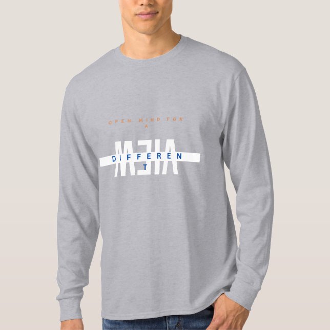 Camiseta Abrir mente para diferente (Frente)