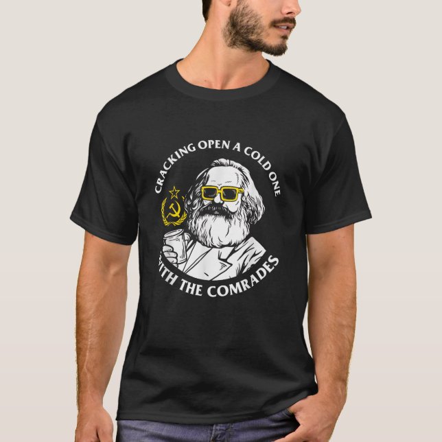 Camiseta Abrir Uma Fria Com Camaradas T Shirt Ka (Frente)