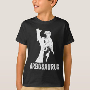 Camiseta Abrosaurus Arborista Escalada de Árvores Cortador