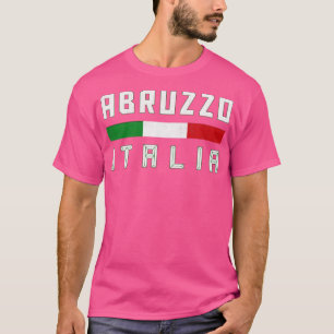 Camiseta Abruzzo Itália Tipografia Design