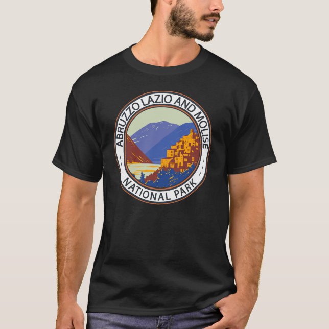 Camiseta Abruzzo, Lazio e Molise National Park Itália (Frente)