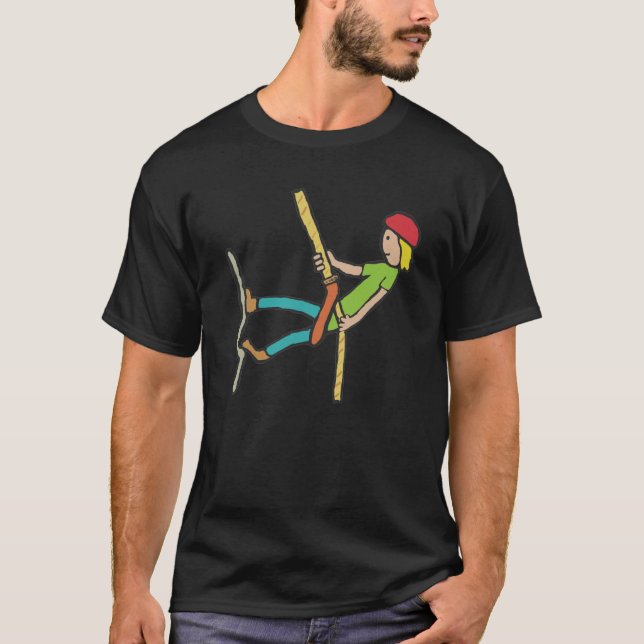 Camiseta Abseiling Rappelling (Frente)