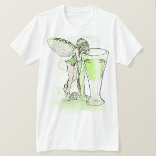 Camiseta Absinthe La Fee Verte Fairy With Glass (sem texto)