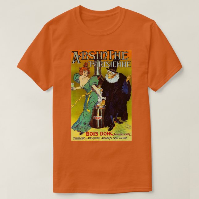 Camiseta Absinthe Parisienne 2 (Frente do Design)