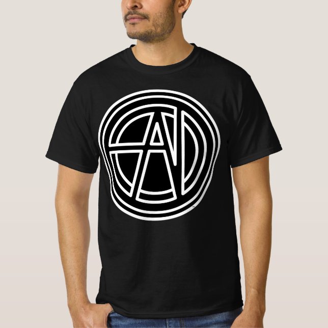 Camiseta Absolüt Nürv Preto e Branco (Frente)
