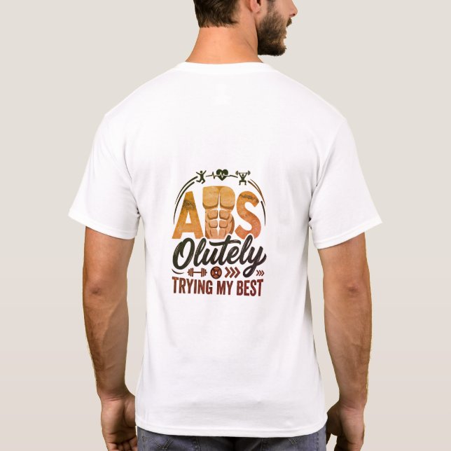 Camiseta Absolutamente dando o meu melhor (Verso)