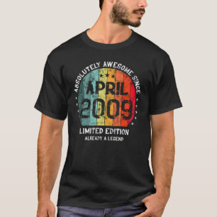 Camiseta Absolutamente Incrível Desde Abril De 2009 Garota