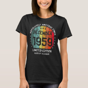 Camiseta Absolutamente Incrível Desde Dezembro De 1959 Home