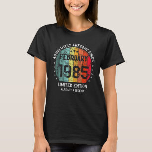 Camiseta Absolutamente Incrível Desde Fevereiro De 1985 Hom