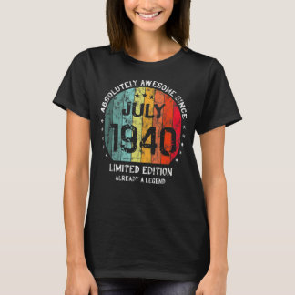 Camiseta Absolutamente Incrível Desde Julho De 1940 Homem M