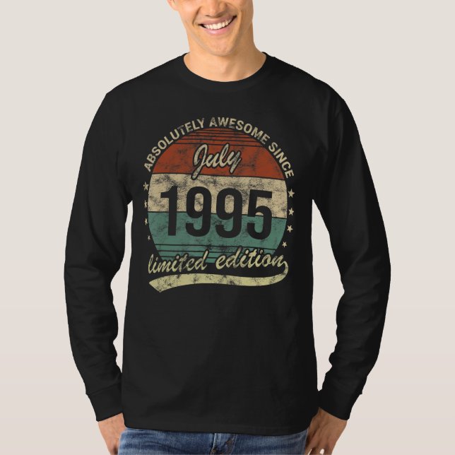 Camiseta Absolutamente Incrível Desde Julho De 1995 Homem M (Frente)