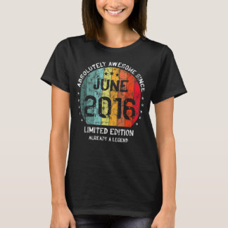 Camiseta Absolutamente Incrível Desde Junho De 2016 Menina