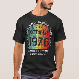 Camiseta Absolutamente Incrível Desde Outubro De 1976 Homem