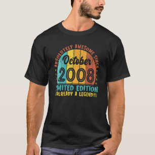 Camiseta Absolutamente Incrível Desde Outubro De 2008 Boy B