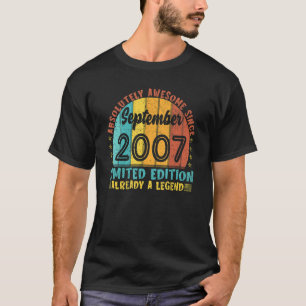 Camiseta Absolutamente Incrível Desde Setembro De 2007 Boy