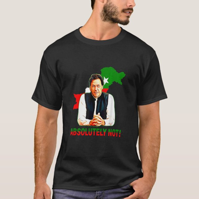 Camiseta Absolutamente Não É O Mapa Do Paquistão Que Bandei (Frente)