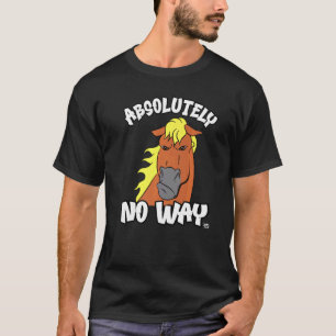 Camiseta Absolutamente nenhuma maneira mal-humorada Hafling