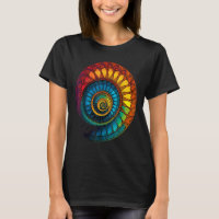 Abster de Cores Espirais Coloridas Fibonacci Espir