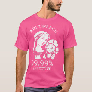 Camiseta Abstinência 99.99 Eficácia Jesus Funny Natal V