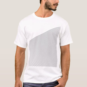 Camiseta Abstração de onda futurista elegante e moderna