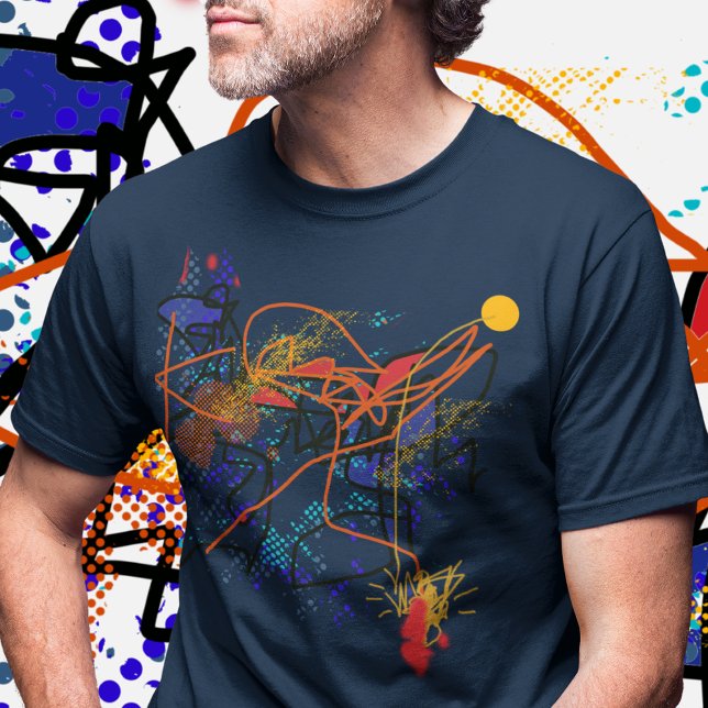 Camiseta Abstract art (Criador carregado)
