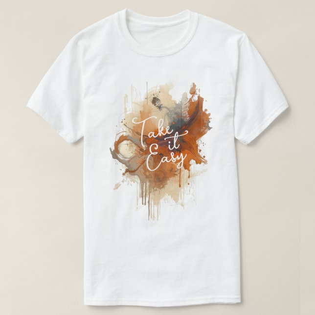 Camiseta Abstract Autumn Splatter  (Frente do Design)