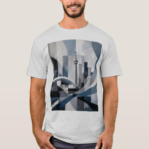 Camiseta Abstract City Skyline Toronto